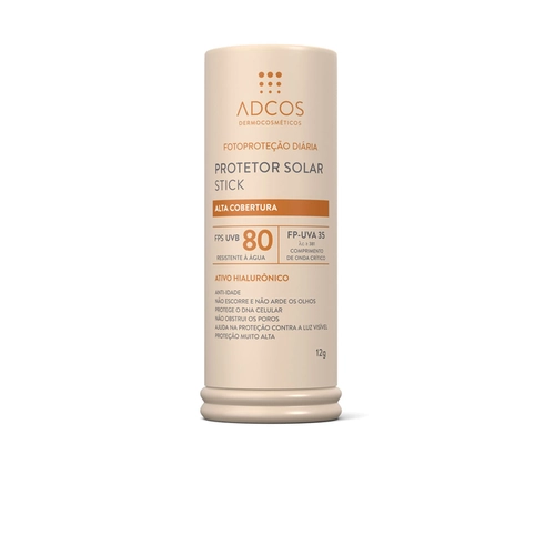 Protetor Solar Adcos Filtro Solar Fps80 Stick Ivory