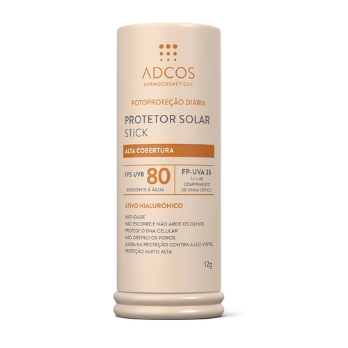 Protetor Solar Adcos Filtro Solar Fps80 Stick Nude