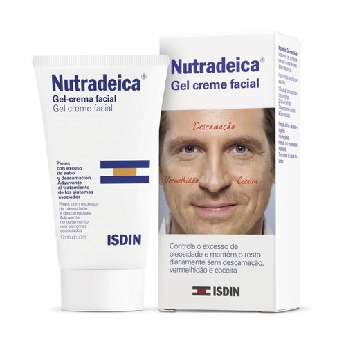 Gel Creme Facial Para Dermatite Seborreica Isdin Nutradeica 50Ml