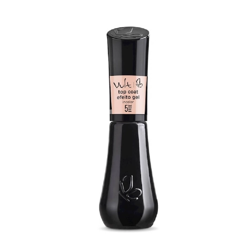 Esmalte Vult Top Coat Efeito Gel 8Ml