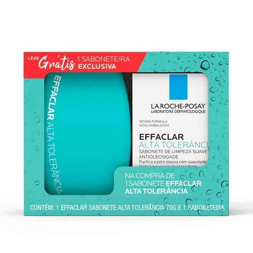 Kit Sabonete Alta Tolerância Effaclar La Roche Posay 70G + Sabonete