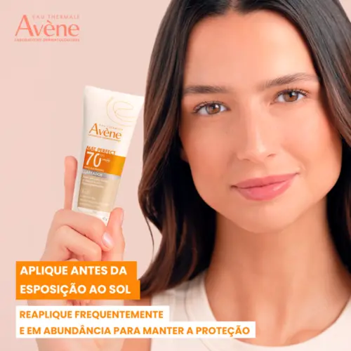 Protetor Solar Avène Mat Perfect Fluido Clareador Clara Fps70 40G