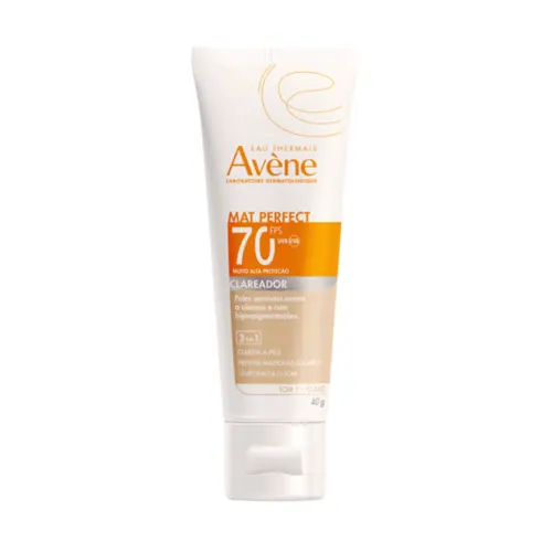 Protetor Solar Avène Mat Perfect Fluido Clareador Clara Fps70 40G