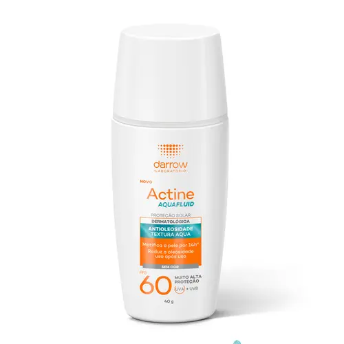 Protetor Solar Actine Aquafluid Fps60 Sem Cor 40G