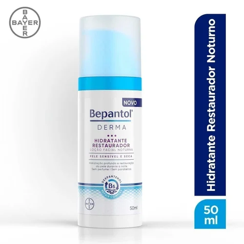 Loção Restaurador Noturno Bepantol Derma 50Ml