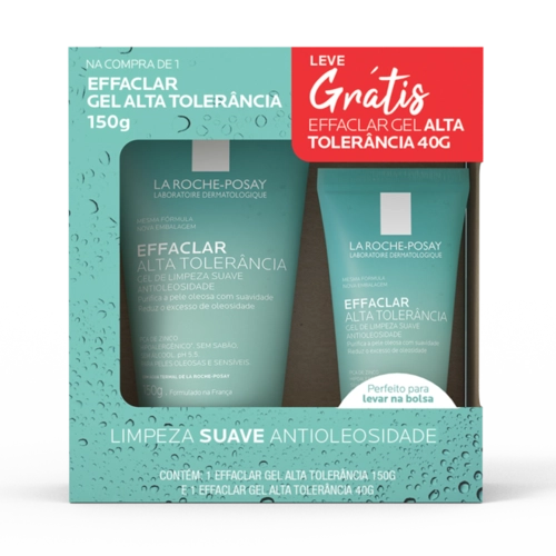 Kit Gel De Limpeza Alta Tolerância Effaclar La Roche Posay 150G + 50G