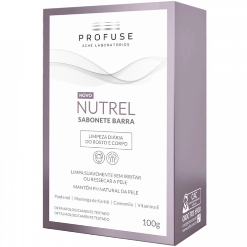Sabonete Em Barra Profuse Nutrel Rosto E Corpo 100G