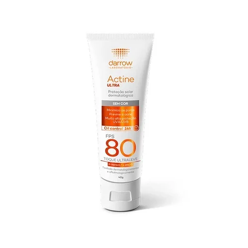 Protetor Solar Actine Ultra Fps80 Sem Cor 40G