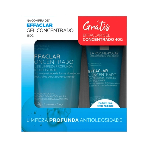 Kit Sabonete Concentrado Effaclar La Roche Posay 70G + Sabonete
