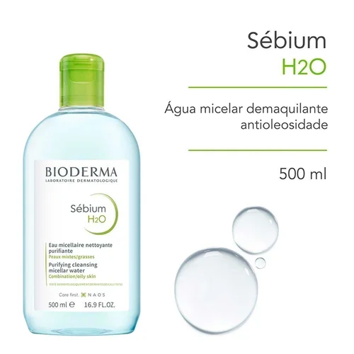 Solução Micelar Sébium H2O 500Ml Bioderma