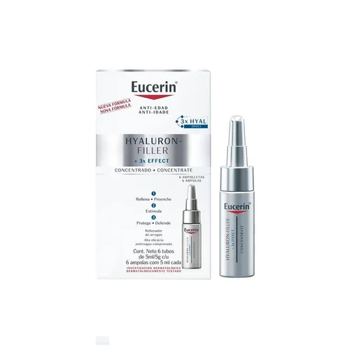 Concentrado Hyaluron Filler Eucerin Com 6 Ampolas De 5Ml