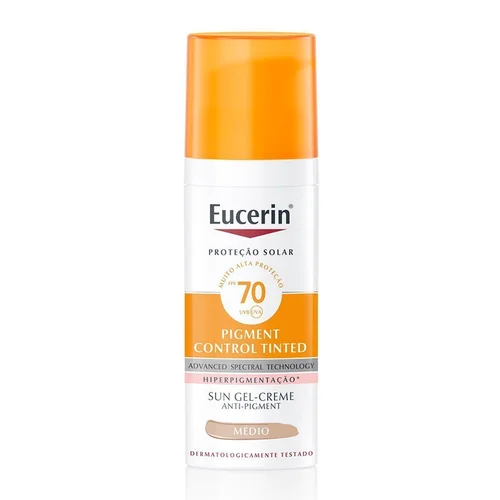 Protetor Solar Pigment Control Eucerin Fps70 Médio 50G