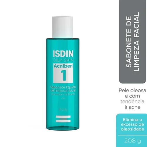 Sabonete Líquido Facial Isdin Acniben 208G