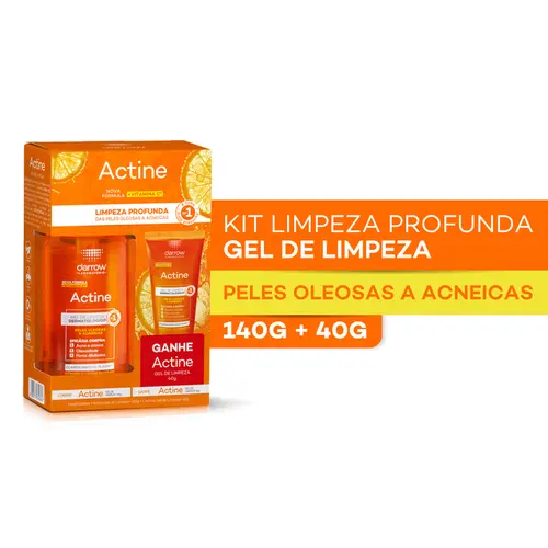 Gel De Limpeza Actine Kit 140G + 40G