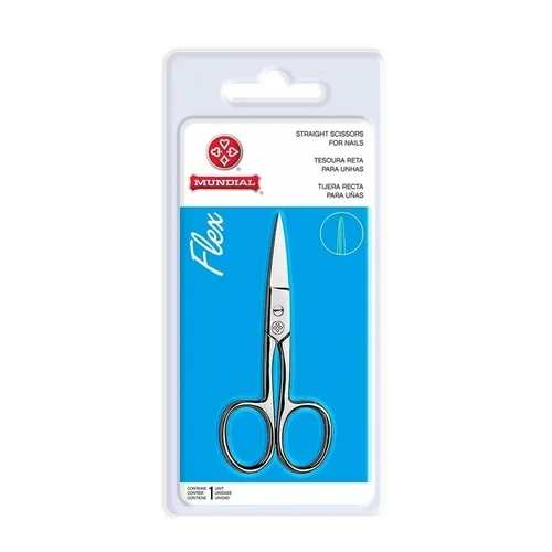 Tesoura Reta Flex Mundial Bc322