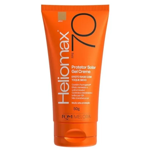 Protetor Solar Heliomax Médio Fps50 70G