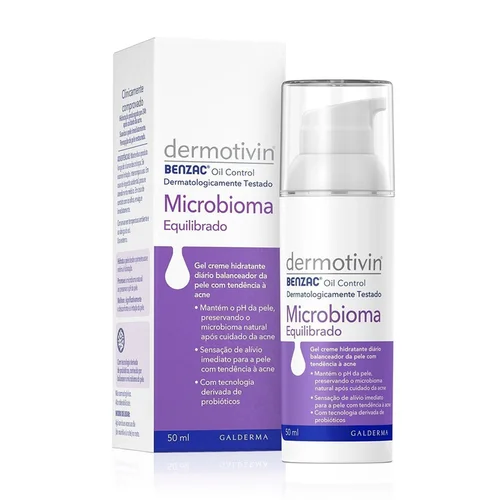 Benzac Oil Control Microbioma Dermotivin 50Ml