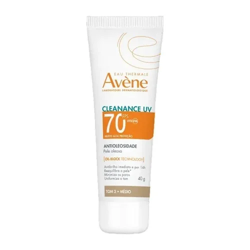 Protetor Solar Cleanance Fps70 Tom 2 Médio 40G