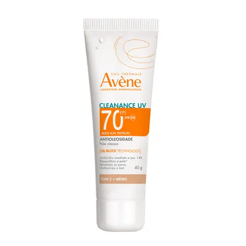 Protetor Solar Cleanance Fps70 Tom 2 Médio 40G