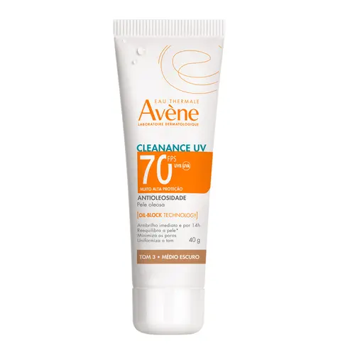 Protetor Solar Cleanance Fps70 Tom 3 Médio Escuro 40G