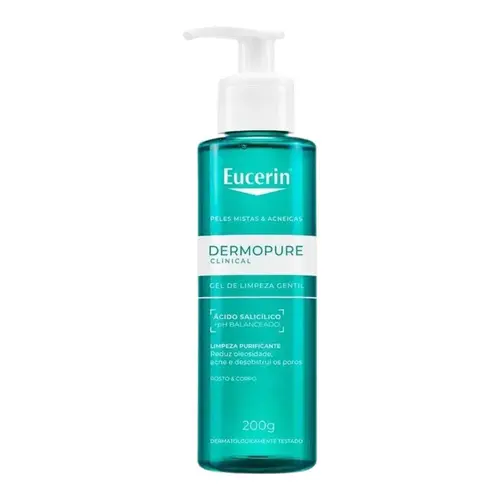 Gel de Limpeza Facial Eucerin Antiacne Dermo Pure 200g