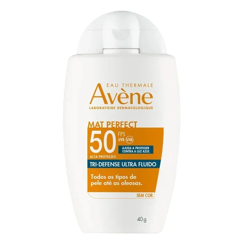 Protetor Solar Avène Mat Perfect Tridefense Fps50 Sem Cor 40G