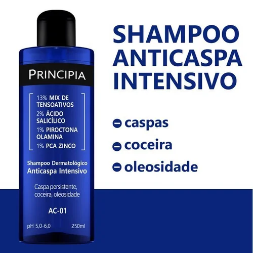 Shampoo Principia Ac-01 Anticaspa Intensivo 250Ml