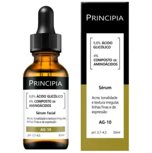 Sérum Principia Ag-10 9,8% Ácido Glicólico + Aminoácidos 30Ml