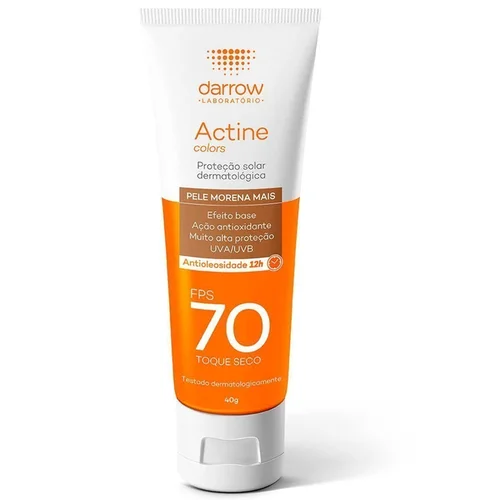 Protetor Solar Actine Fps70 Cor Morena Mais