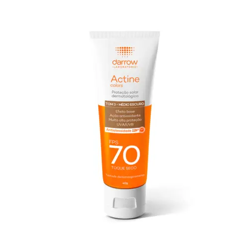 Protetor Solar Actine Fps70 Cor Morena Mais