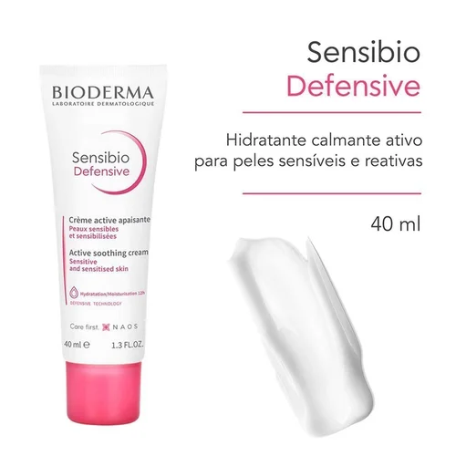 Creme Para Pele Sensível Sensibio Ds 40Ml Bioderma