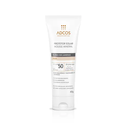 Protetor Solar Adcos Mousse Fps50 Nude 50G