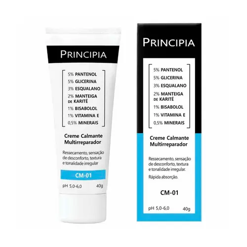 Creme Calmante Principia Cm-01 Multirreparador 17,5% Mix Ativos 40G