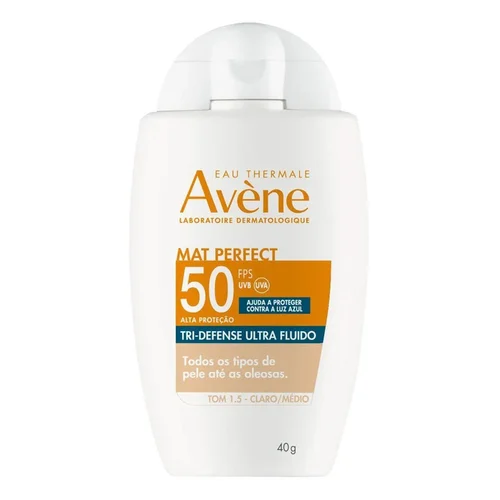Protetor Solar Avène Mat Perfect Tridefense Fps50 Claro 40G