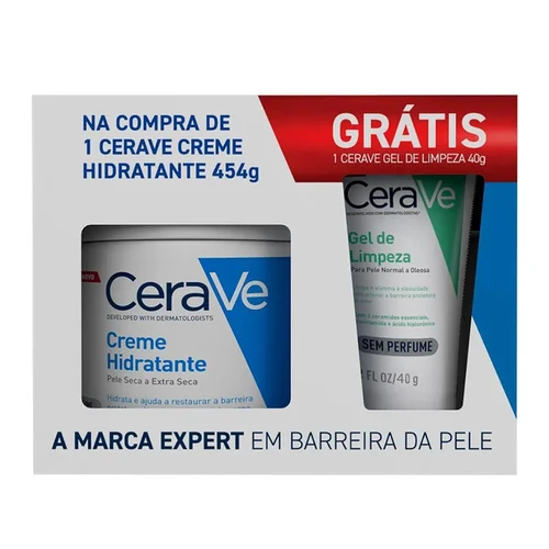 Kit Cerave 454G + Gel De Limpeza 40G