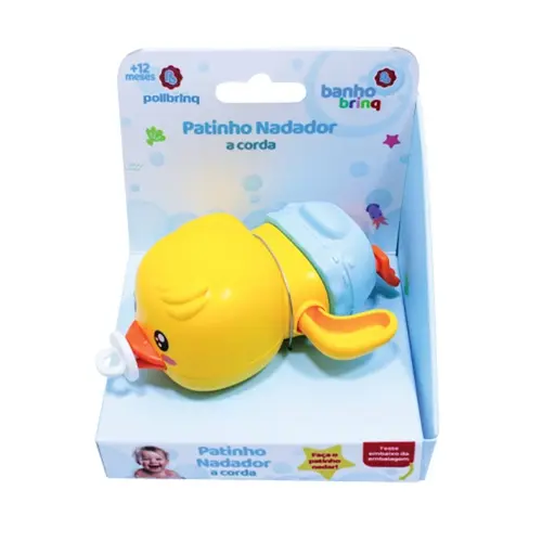 Brinquedo Patinho Nadador A Corda BB3008