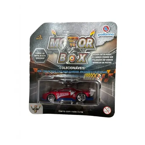 Brinquedo Carrinho Motor Box C/ Case Colecionável CAR911