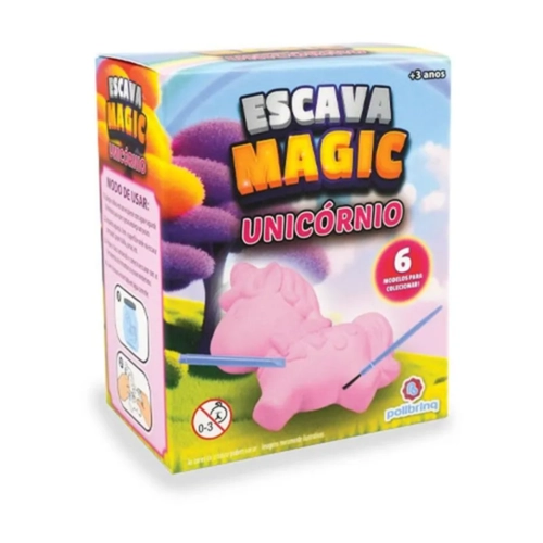 Brinquedo Escava Magic Unicórnio AN2402