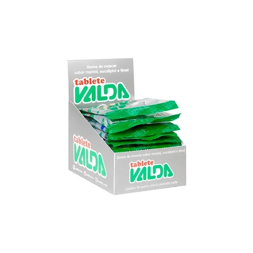PASTILHAS VALDA TABLETE SACHE 15G