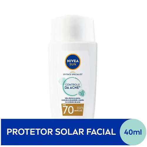 Protetor Solar Facial Nivea Acne Control FPS70 40ml