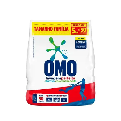 Sabão em Pó Omo Lavagem Perfeita 4Kg