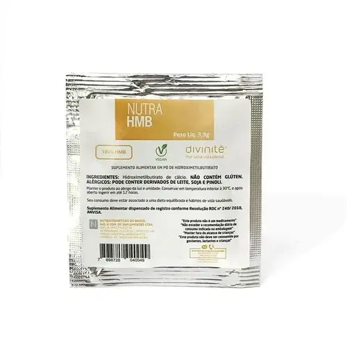 NUTRA HMB 100% SACHE 3,9G DIVINITE NEUTRO