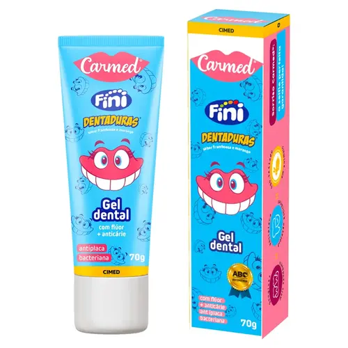 Gel Dental C/Fluor Carmed Fini Dentadura 70G