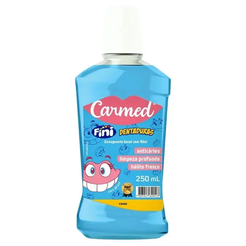 Enxaguante Bucal Carmed Fini Dentadura 250ML