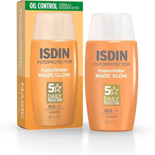 Protetor Solar Facial Isdin Fusion Water Magic Glow FPS30 50ML