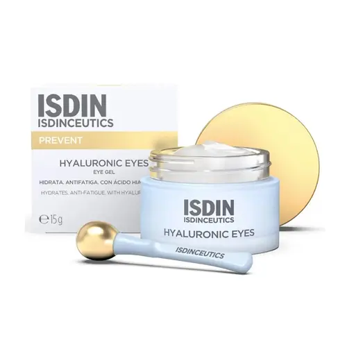 Gel Refrescante Antissinais Para Contorno dos Olhos Isdinceutics Hyaluronic Eyes 15G