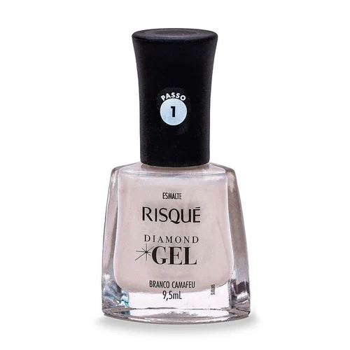 Esmalte Risqué Diamond Branco Carrafeu