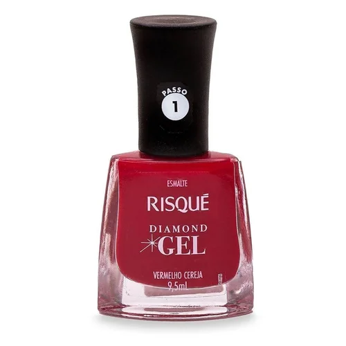 Esmalte Risqué Diamond Vermelho Cereja