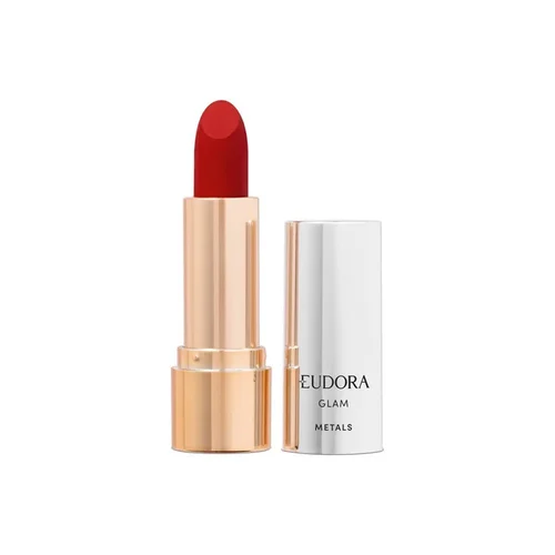 Batom Metals Eudora Glam Vermelho Precioso