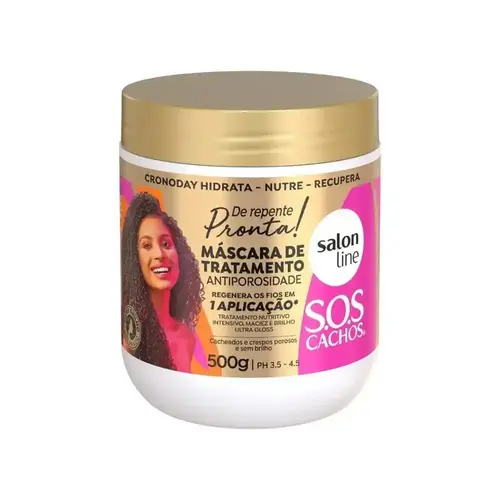 Mascara SOS Cachos De Repente Pronta Salon Line 500G